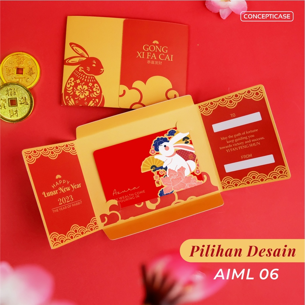 ANGPAO FLAZZ BCA/E-MONEY/BRIZZI/TAPCASH IMLEK CHINESE NEW YEAR UV PRINT CUSTOM