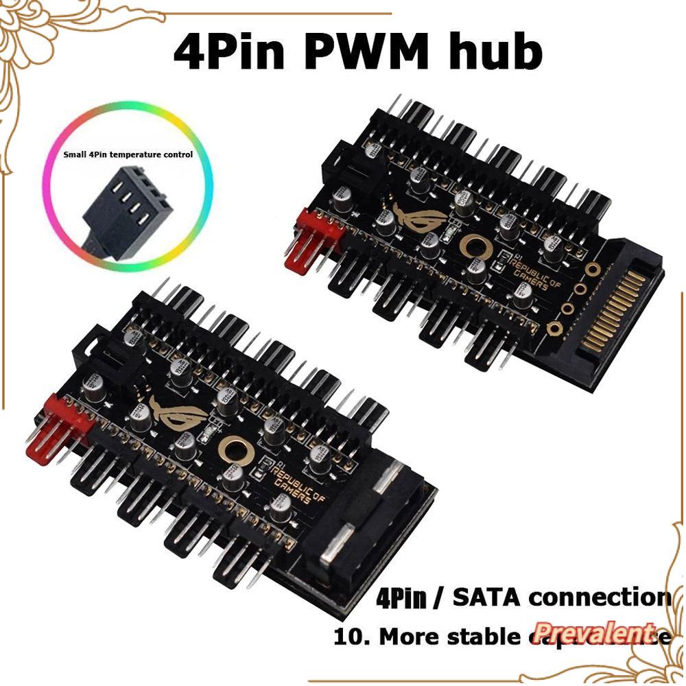 Preva Cooling Fan Controller Adaptor Radiator Kipas CPU Motherboard Universal