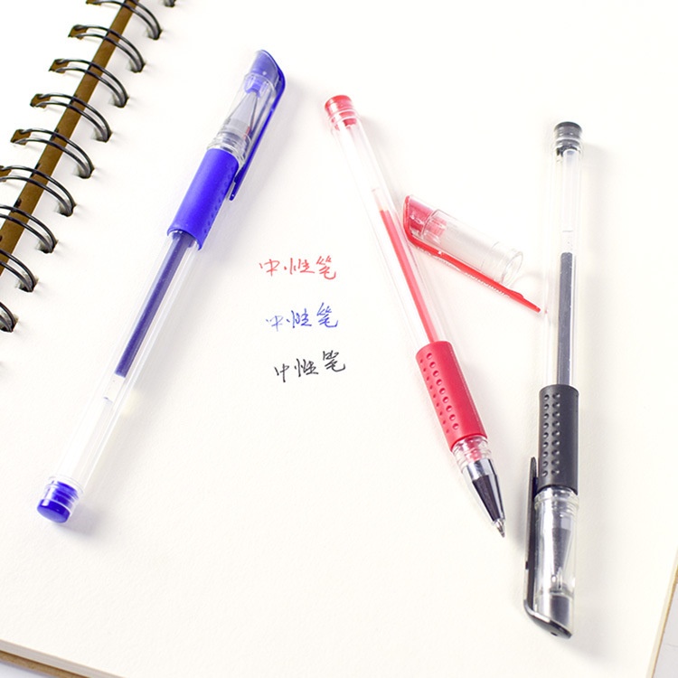 Murah Lebay S286 Pena Pen Gel Tinta Cair 0.55 mm Alat Tulis Kantor Sekolah