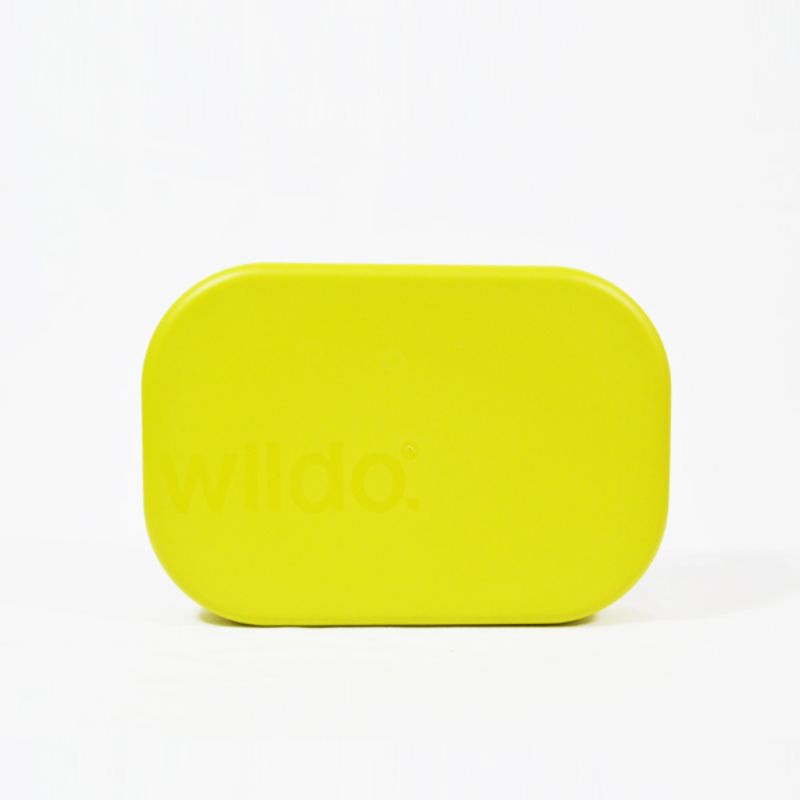 WILDO CAMP-A-BOX LIGHT Tempat Makan Set Gelas Sendok - Lime