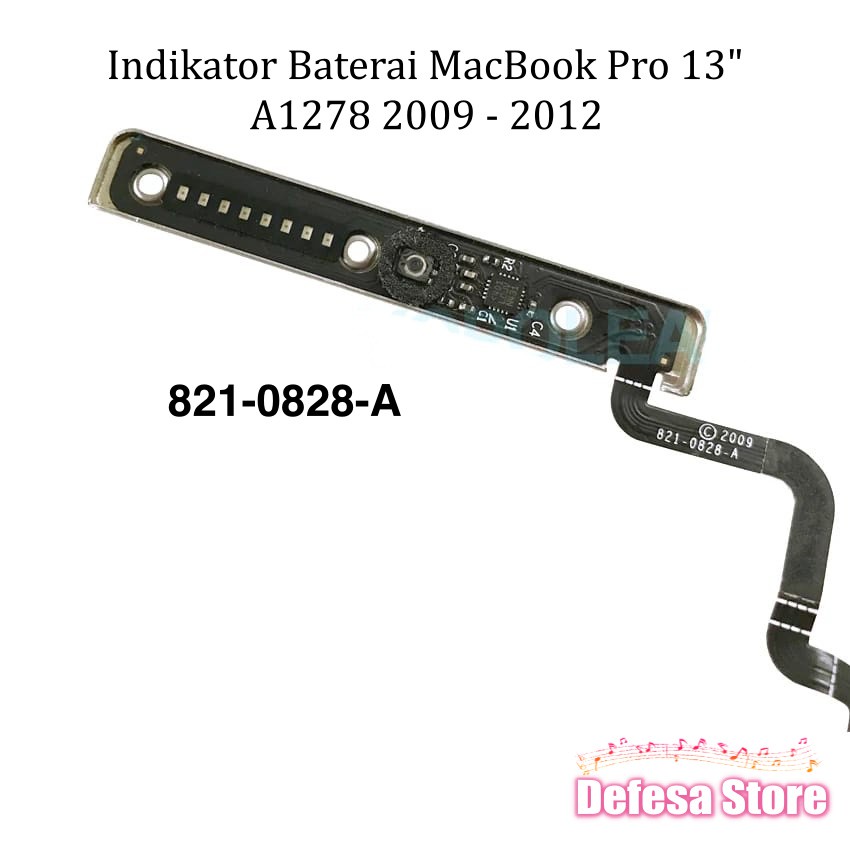 Flex Flexible Indikator Baterai MacBook Pro A1278 2009 2010 2011 2012