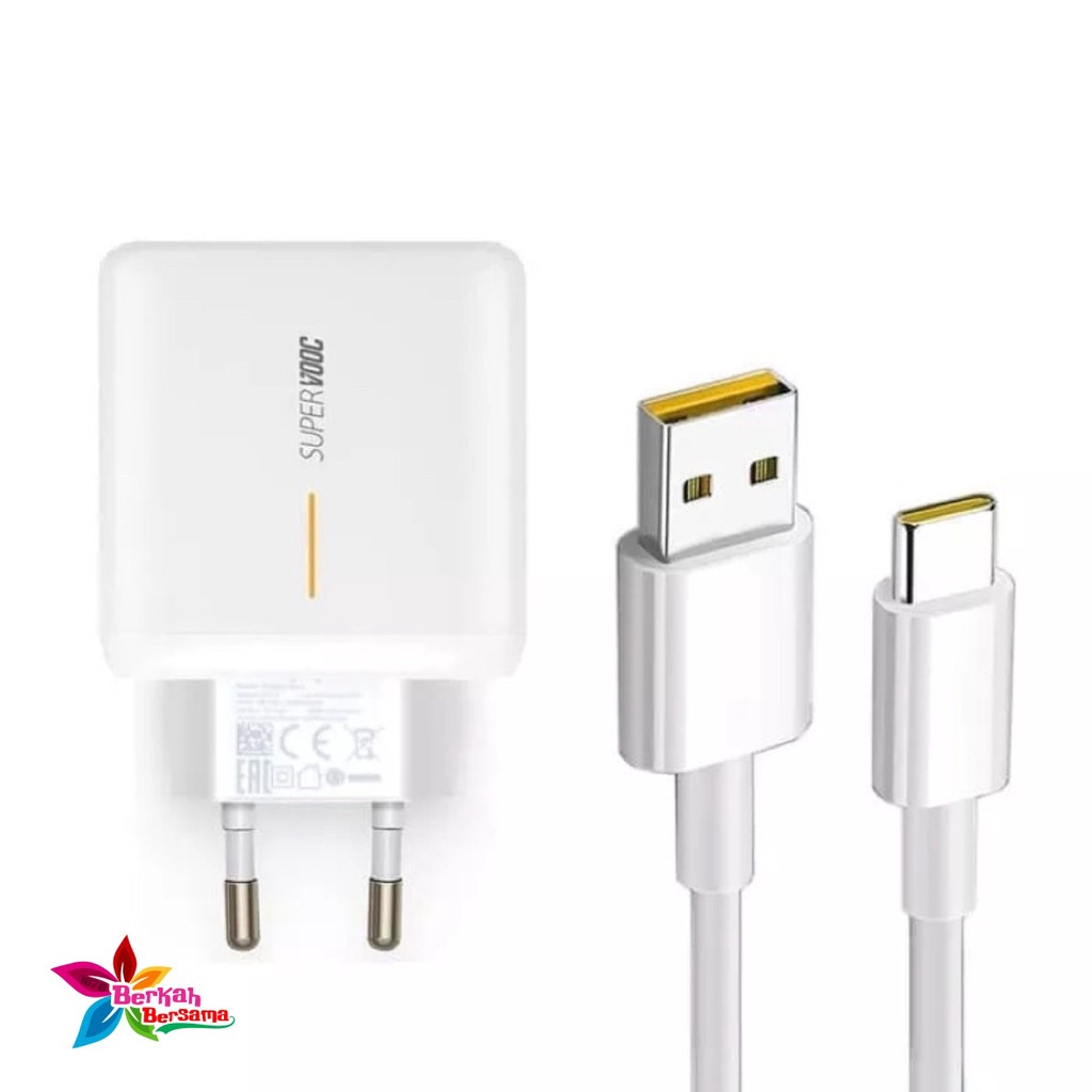 Charger Cashan tc Original  realme 65wat micro usb Fast Charging super vooc BB7487