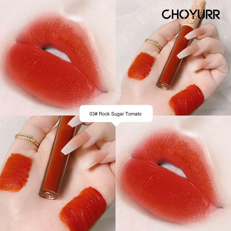 【COD】4Pcs/Set Lipstik Lips Velvet Hasil Matte Waterproof Tahan Lama Dan Ringan Lipstik Korea Murah Import Ready Stock-CH