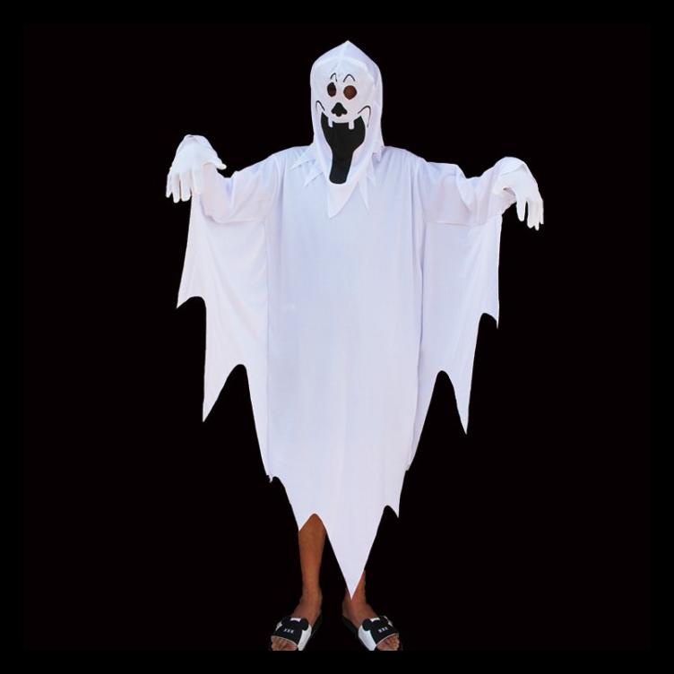 

KOSTUM HALLOWEEN HANTU PUTIH COSPLAY WHITE GHOST SEPREI WHITE GHOST BARU