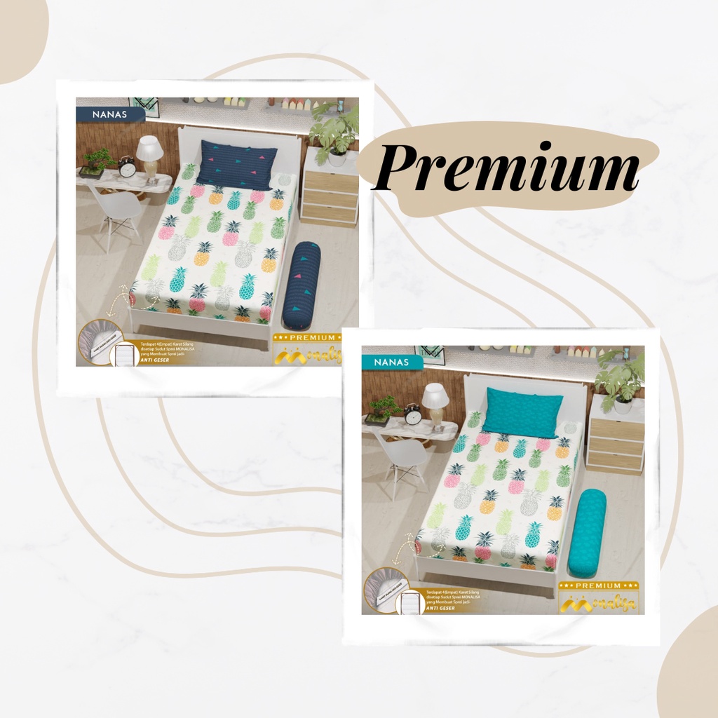 Monalisa Premium Sprei Uk 90/100/120 - Nanas