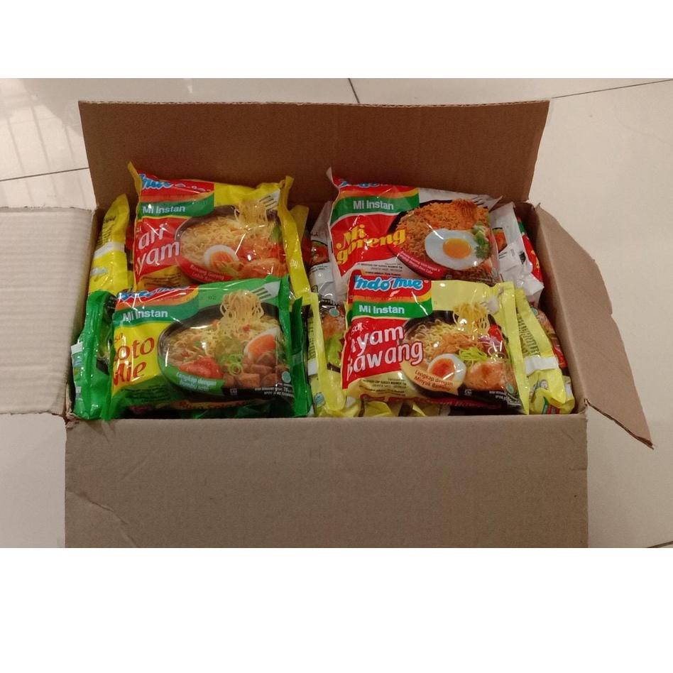 

【MEGA SALE】 Indomie 1 dus Campur 4 Rasa Isi 40pcs/ Indomie Mie Instant 4 Varian Rasa isi 40pcs