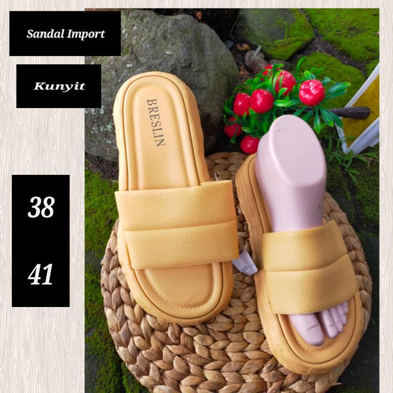 SANDAL SLOP JELLY BRESLIN IMPORT
