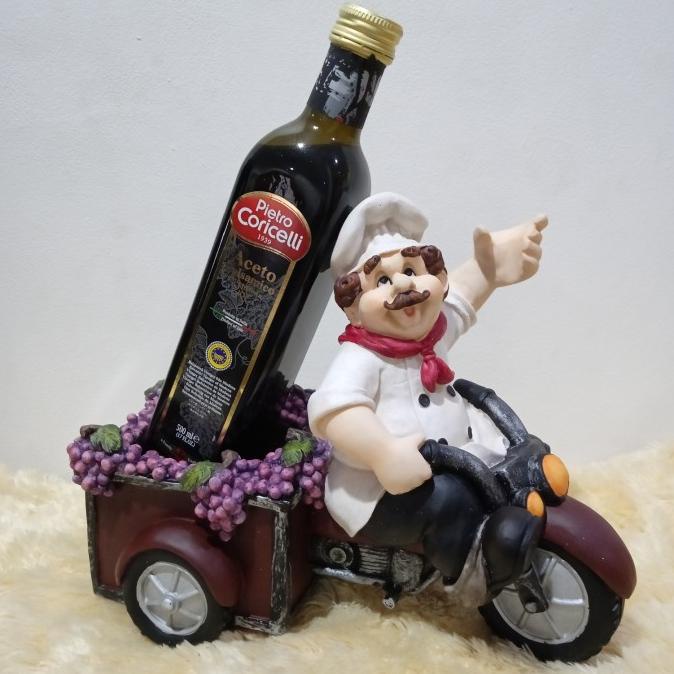 Patung Pajangan Koki Chef Motor