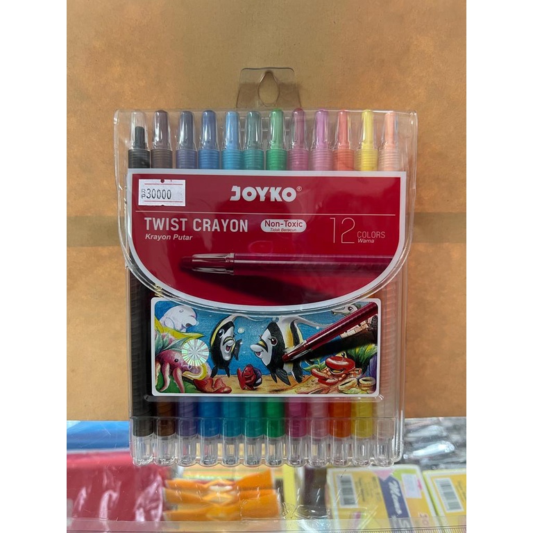 

Joyko Twist Crayon 12 Colors