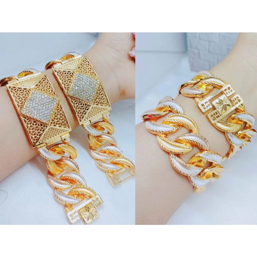 Gelang Xuping Pernmata  Rantai Kombinasi Perhiasan Fashion W0204