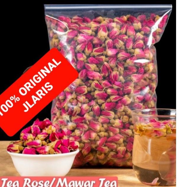 

LANGSUNG BELI 100gram teh bunga mawar red rose buds flower tea**