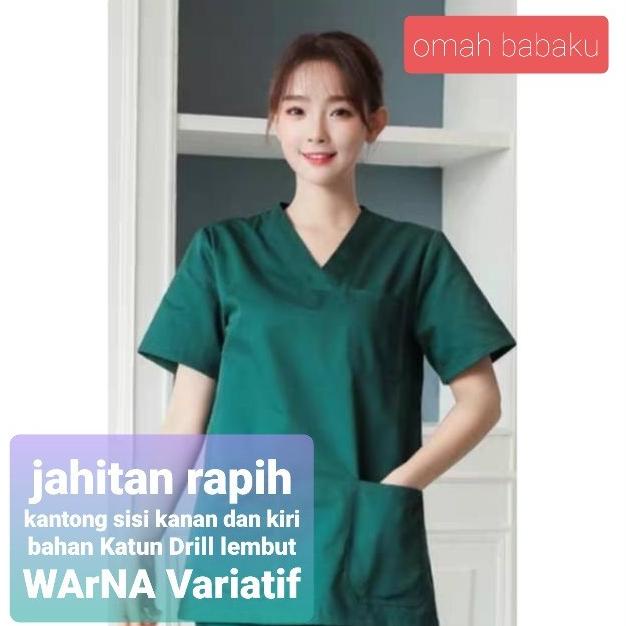 BAJU SERAGAM DOKTER OK ATASAN SAJA LENGAN PENDEK