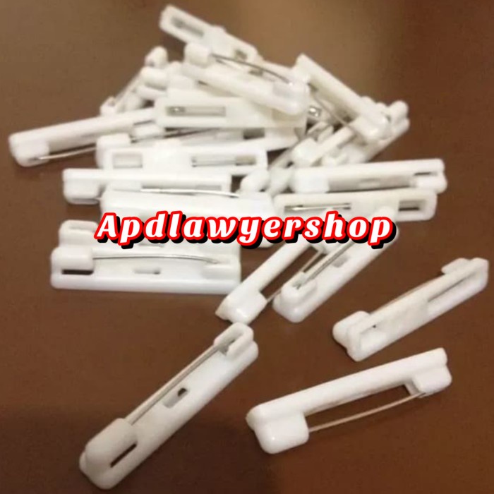 

BERGARANSI Jarum Peniti Name Tag 144pcs Peniti Papan Nama Dada Acrylic lencana Code 4597