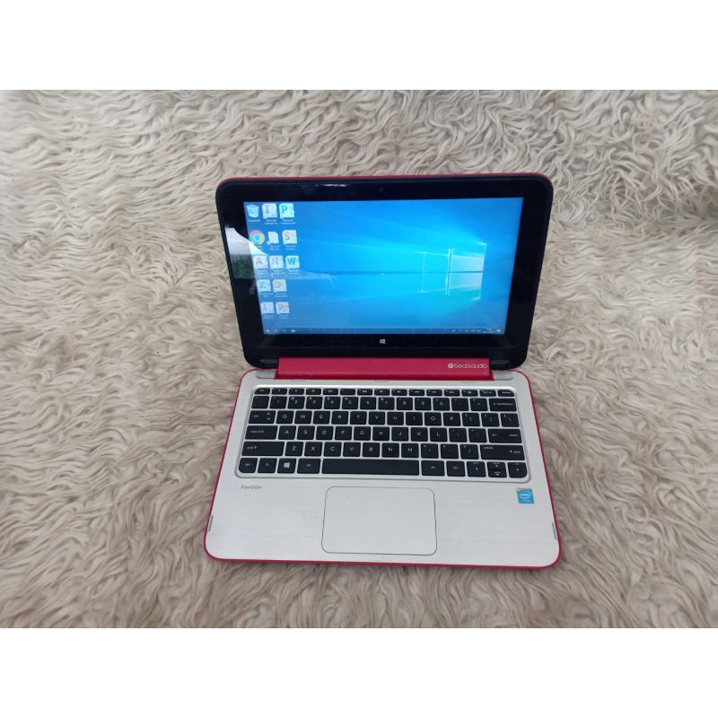 Notebook HP Pavilion 11 X360 Ram 4gb HDD 500gb intel Celeron layar setuh