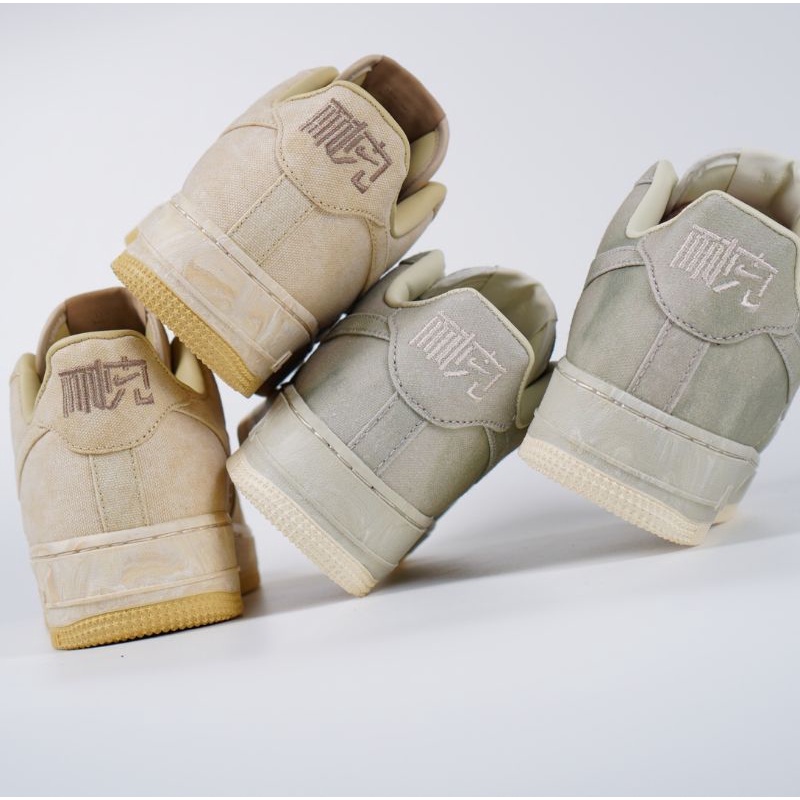 Sepatu Nike Air Force 1 Low NAI - KE Olive Canvas