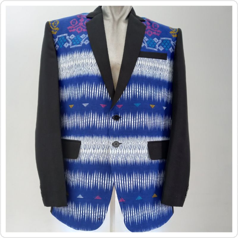 Jas ulos Sumatera / Jas formal ulos / Jas motif ulos kombinasi