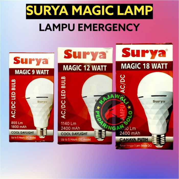 *#*#*#*#] LAMPU LED EMERGENCY LAMPU DARURAT MATI LAMPU NYALA SENDIRI SURYA
