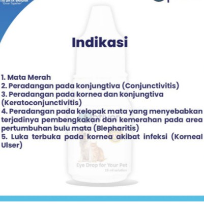 Optivar Pet Eye Drop 15ml Obat Tetes Mata Kucing Anjing Vet Recomended
