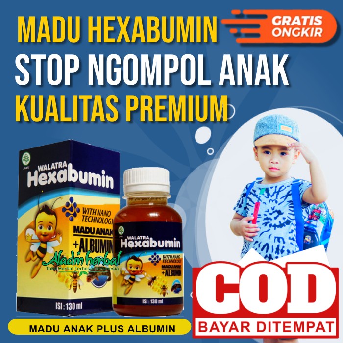 TERLARIS Madu Anti Ngompol Obat Berhenti Ngompol Anak - Madu Hexabumin