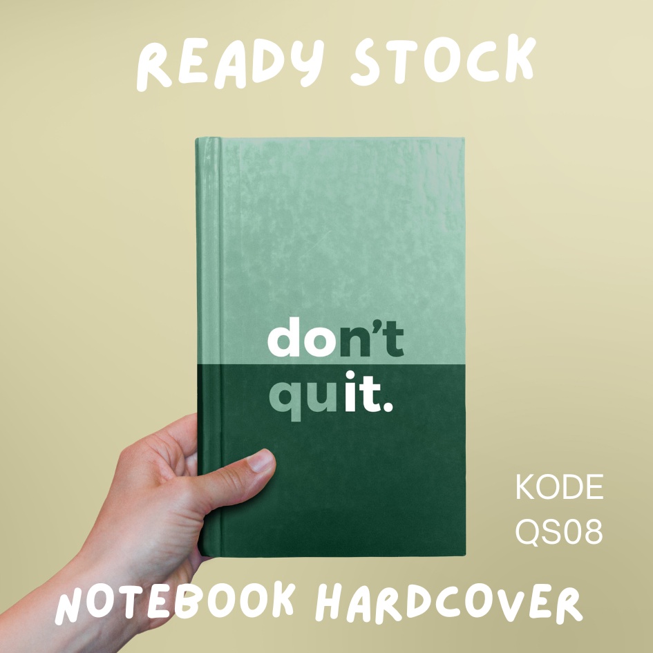 

BUKU NOTEBOOK QUOTES/ BUKU SEKOLAH/ BUKU CATATAN/ BUKU QUOTES KODE QS08