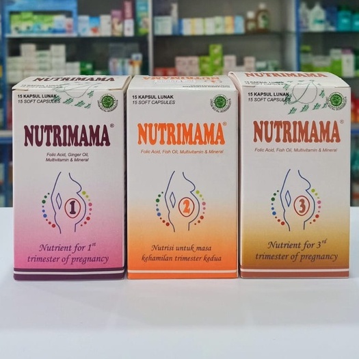 Nutrimama Trimester 1 2 3 Vitamin Ibu Hamil
