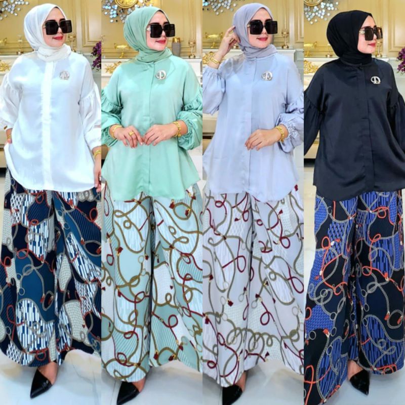 SETELAN KULOT MOTIF/ SETELAN KULOT ART FASHION/ SETELAN KULOT MOTIF BY ART FASHION