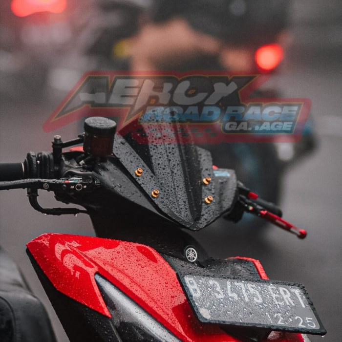 Windshield Winshield Windshield New Aerox Aerox155 Jenong Tinggi By Aeroxroadrace