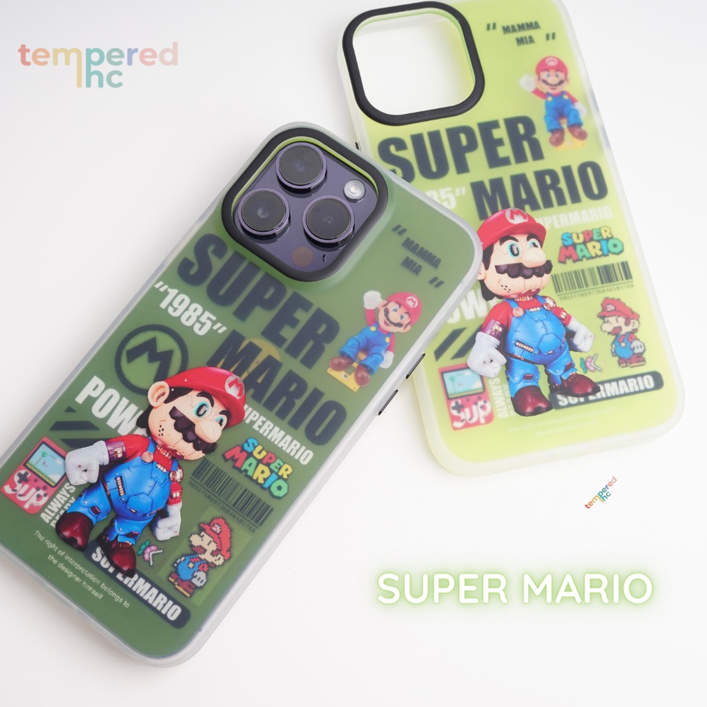 NEW !! SUPER MARIO Case Iphone ( Iphone 11-14promax Ready )