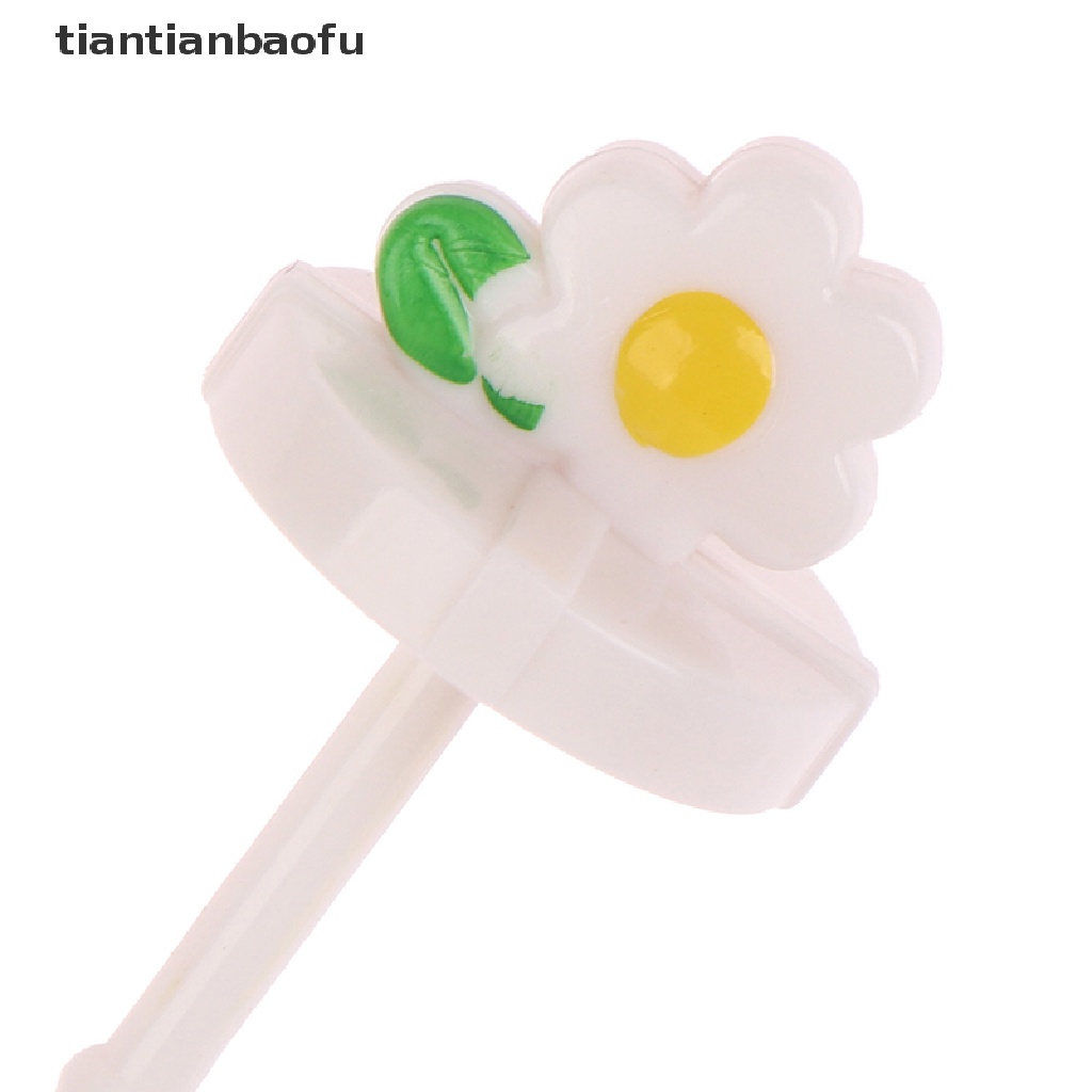 [tiantianbaofu] 1set Lucu Kartun Hewan Anak Buah Garpu Plastik Bento Dessert Tusuk Gigi Butik