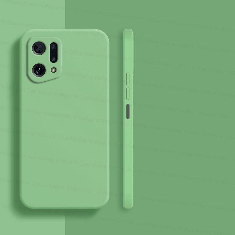 Untuk OPPO Find X5 X3 Pro Lite Case Cover Cases Penutup Belakang Ponsel Silikon Cair Shockproof