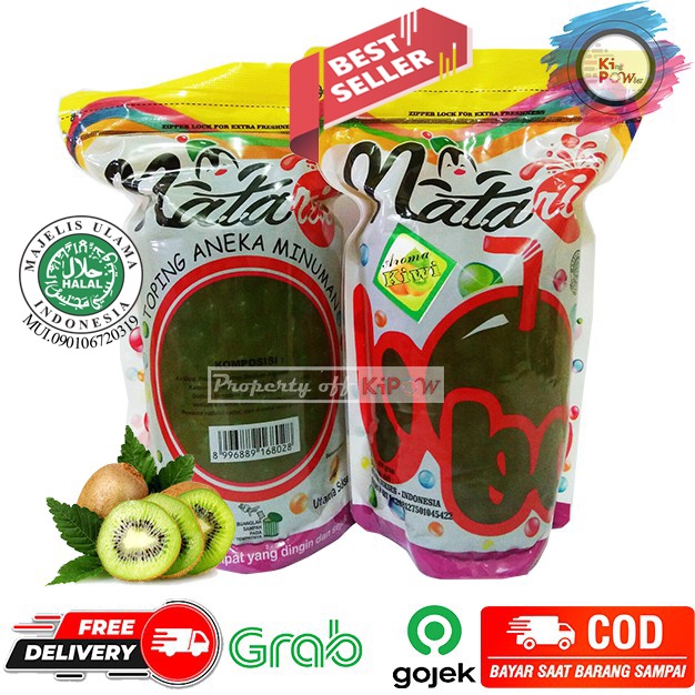 

Popping Boba Kiwi 500gr | Supplier Topping Minuman Bubble Drink