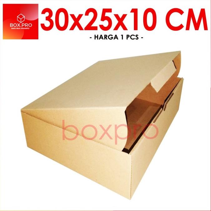 

Kardus uk 30x25x10 cm (ECER) Die Cut Box Kotak Packing Baju