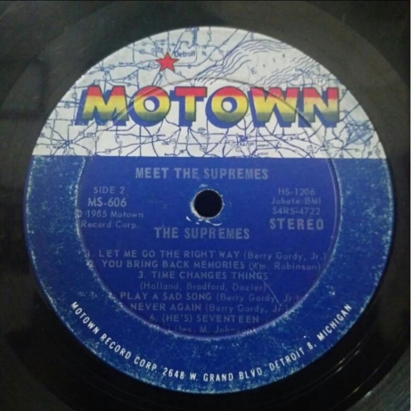 Vinyl Piringan Hitam PH 12&quot; Meet The Supremes
