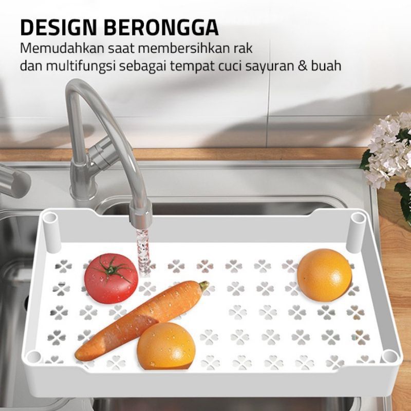 MJ88 RAK 3 SUSUN DENGAN 4 RODA MULTIFUNGSI / RAK SALON / RAK KAMAR MANDI / RAK DAPUR SUPER MURAH
