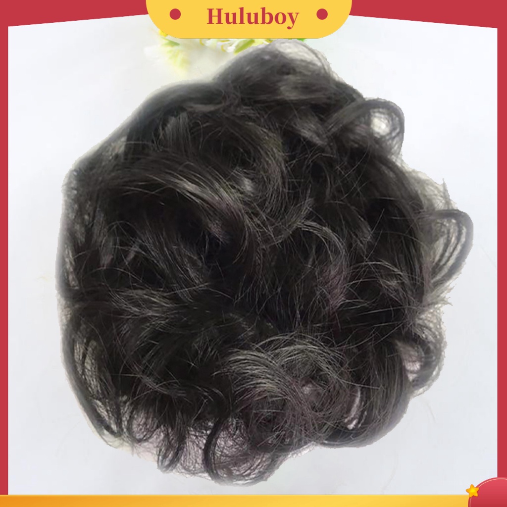 Wig Rambut Ekstensi Model Keriting Gelombang Messy Elastis Untuk Pengantin Wanita