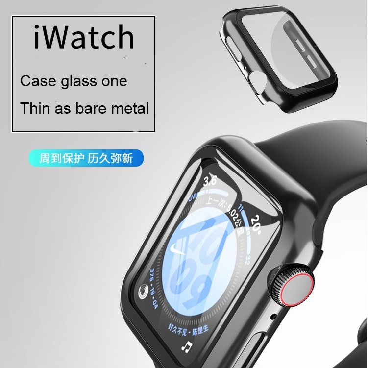 Bumper Plating Hard Case Full Screen Protector Case Apple Watch