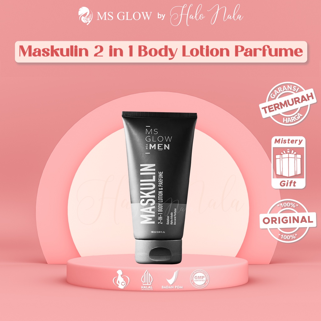 Jual Maskulin Body Lotion MS GLOW MEN Shopee Indonesia