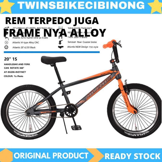 Sepeda Anak Bmx 20 Atlantis Instinct Bahan Alloy #Original