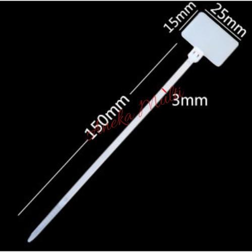 

Label Kabel Ties Cable Tie Maker Name Tag Lan Tulis 4X150 100 Pcs B Kualitas Best Seller