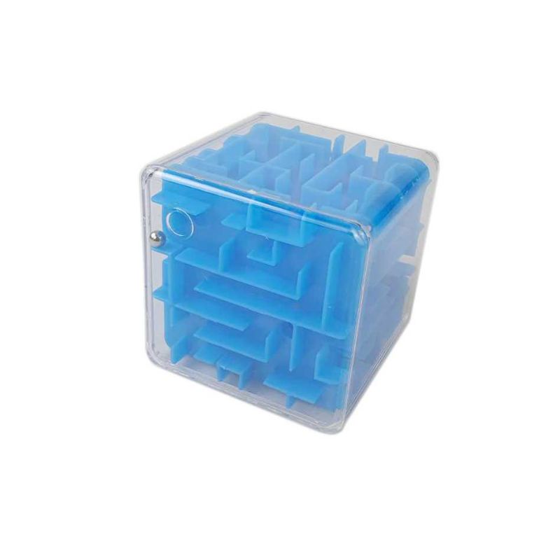 UainCube 3D Maze Labyrinth Speed Puzzle Cube - 6173 Biru Mainan Anak Edukasi Melatih Kecerdasan Otak dan daya ingat bisa untuk Kado Hadiah present