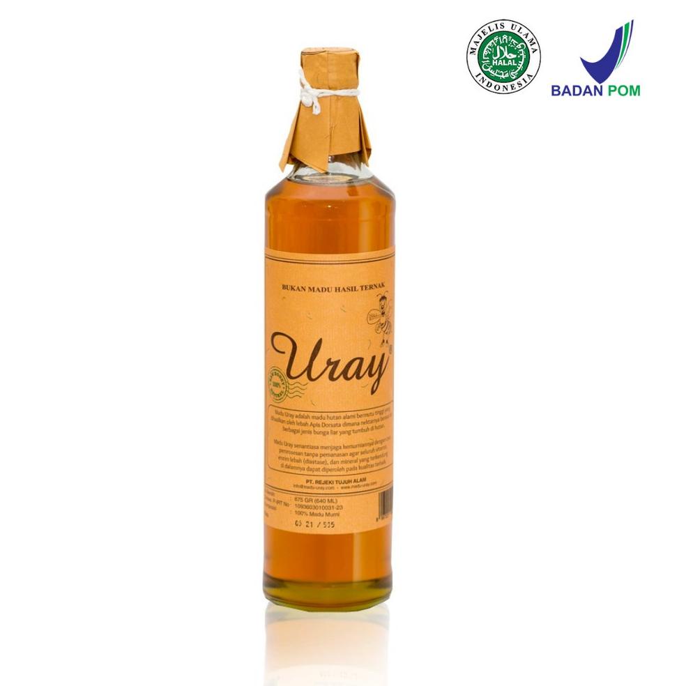 

sha-39 Madu Uray 640 ml (Madu Lebah Hutan / 100% Raw Natural Honey) .,.,