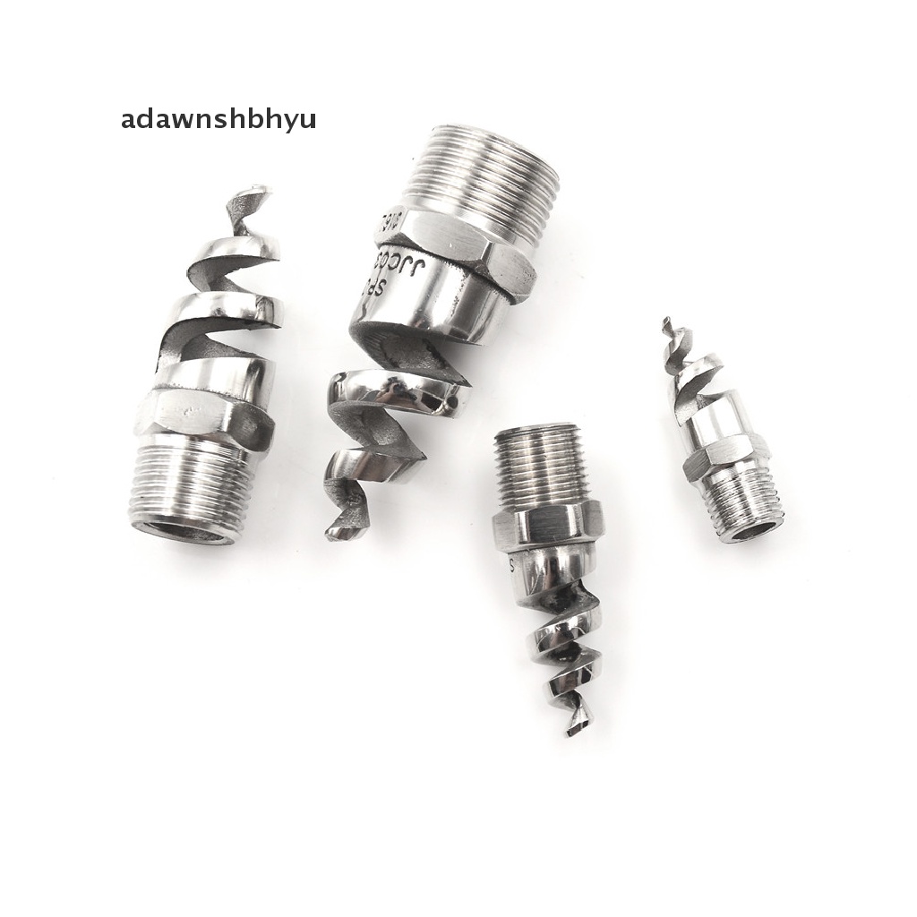 Kepala Sprinkler Nozzle Atomisasi Spiral Cone Stainless Steel adawnshbhyu New1 /4"1 /2 "ID