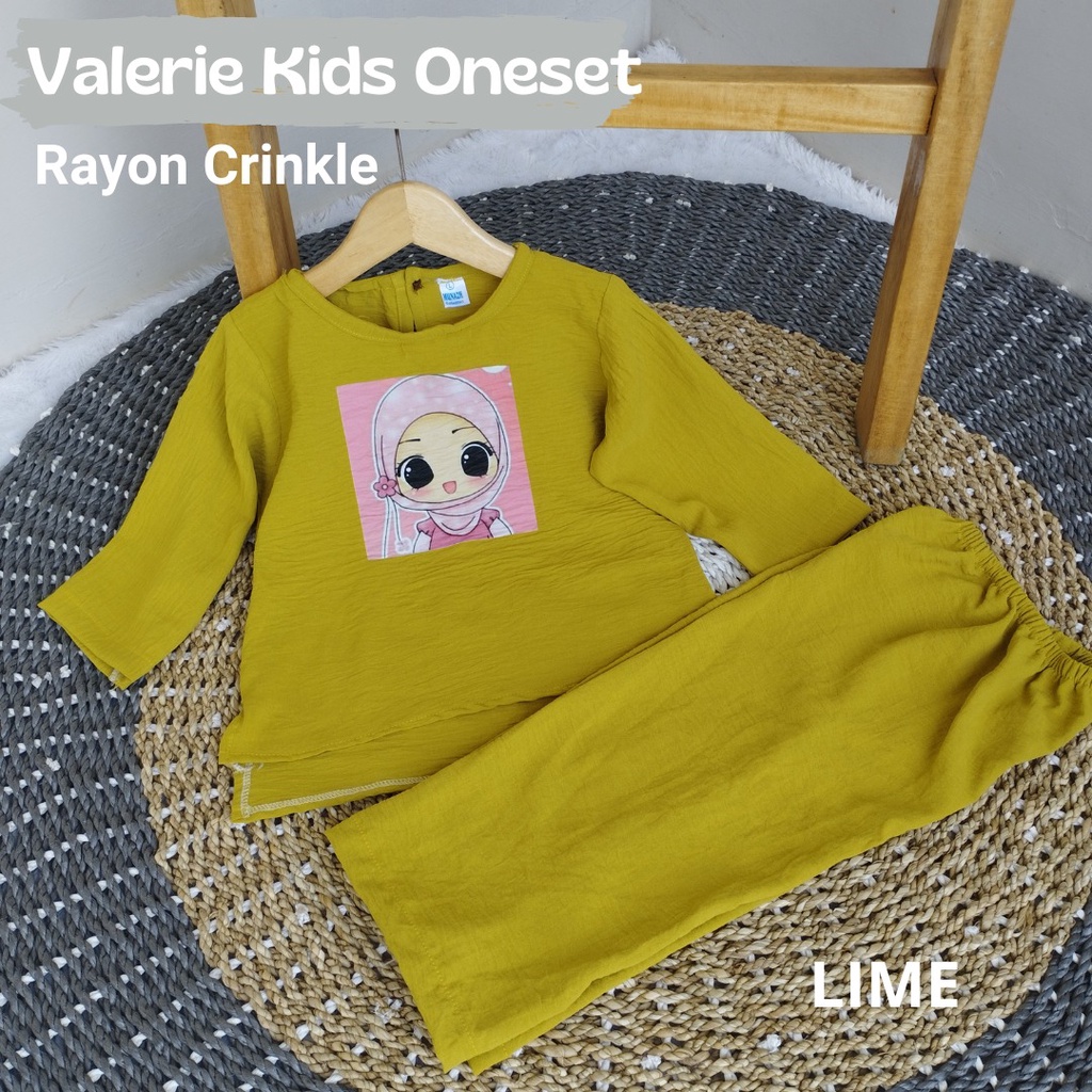 VALERIE KIDS ONESET  Anak dan Tanggung Usia 2 - 10 Tahun