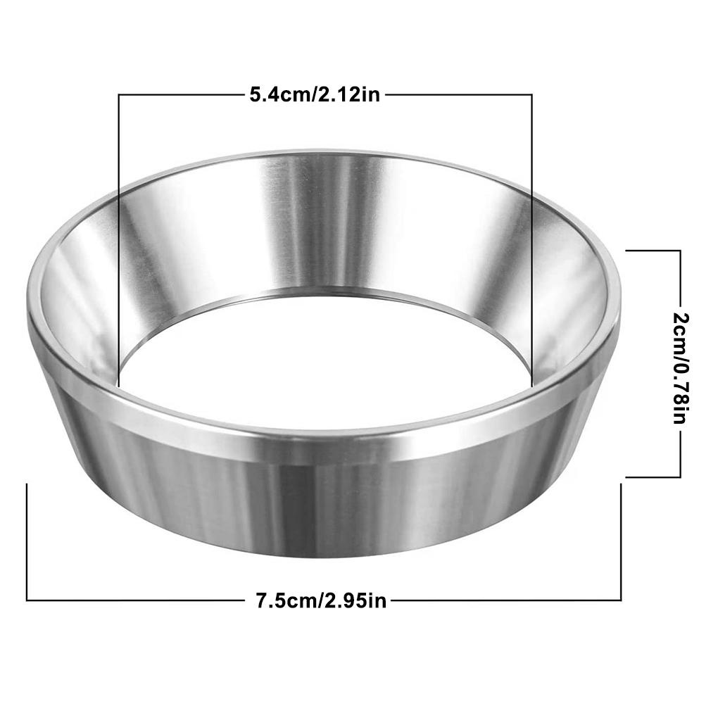 Corong Takaran Kopi Coffee Dosing Ring304 Stainless Steel Pengganti 54mm Breville Portafilter Untuk Kopi