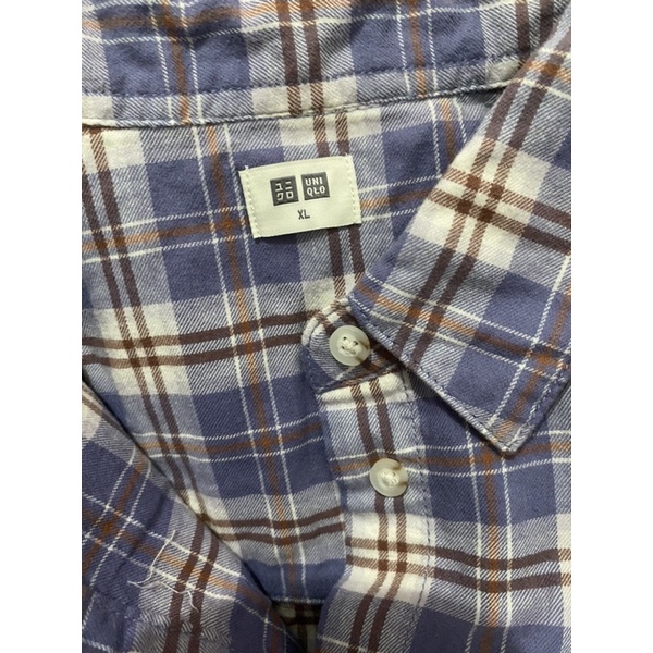 kemeja flanel uniqlo wanita