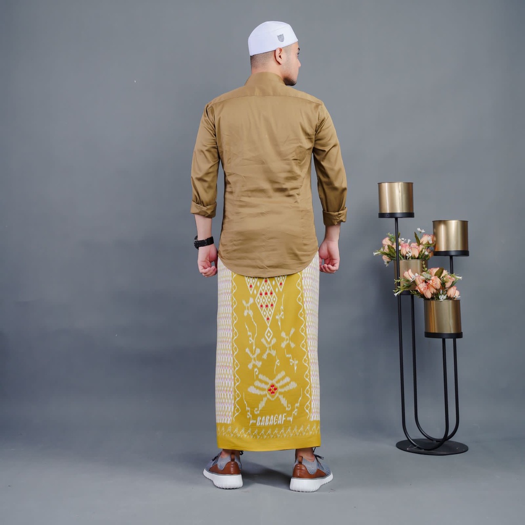 Sarung Goyor Printing Babagaf Motif G Bahan Rayon Premium Pria Dewasa Fashion Muslim