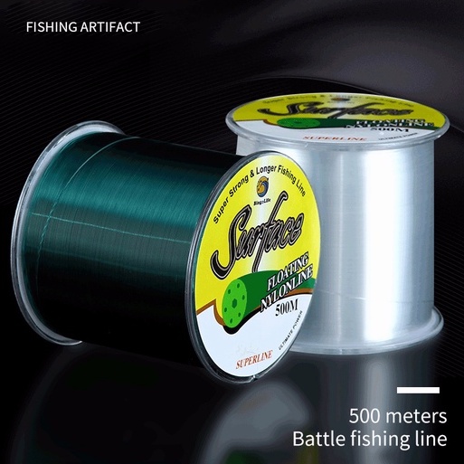 Senar Pancing Jerman Fishing Line Nilon 500m Pancing Laut Kuat Anti Keriting Senar