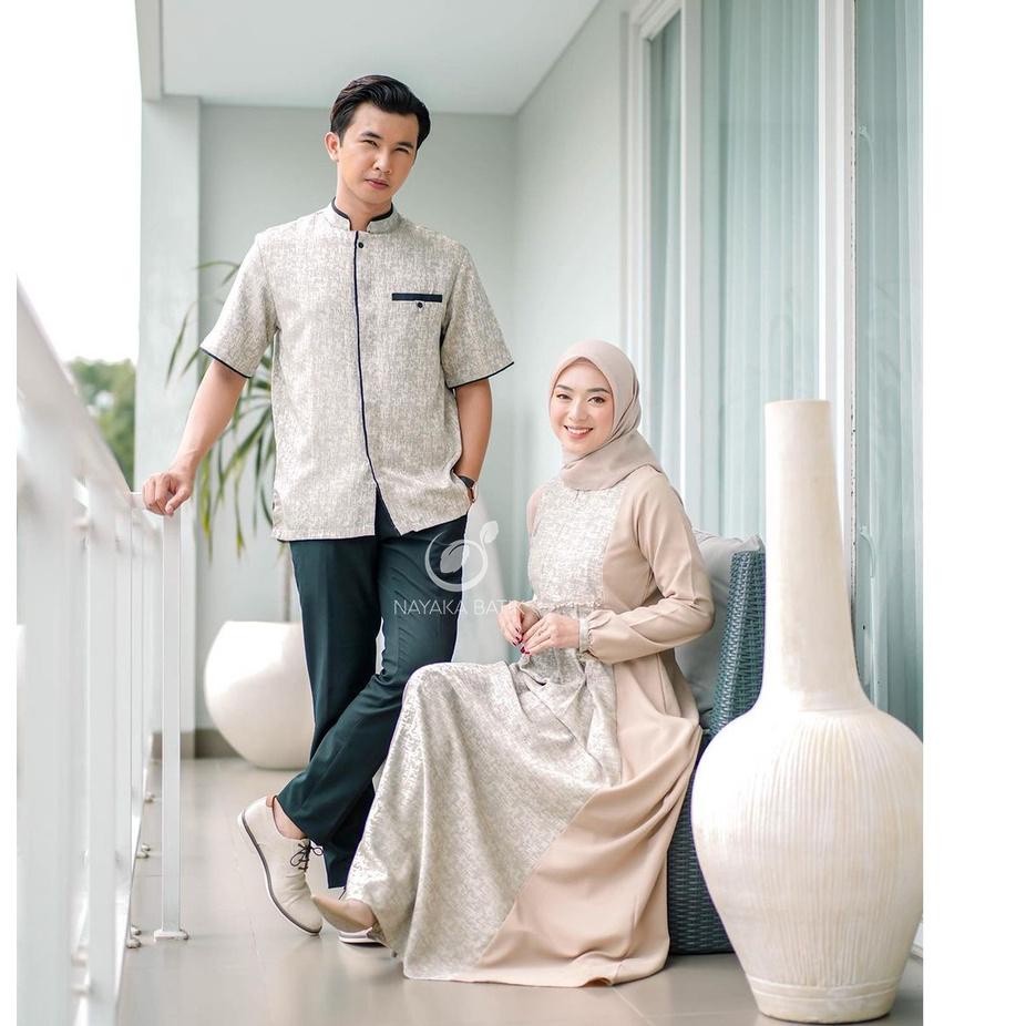 ((I-8W☎)) [NEW ARRIVAL] SARIMBIT BATIK COUPLE GAMIS ZIYA - GAMIS BUSUI - GAMIS COUPLE SPESIAL BAJU L