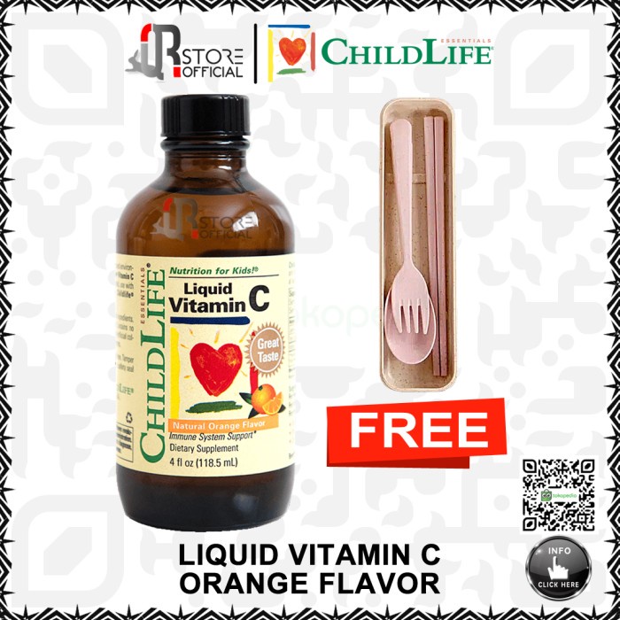 CHILDLIFE LIQUID VITAMIN C - SIRUP VIT C BAYI & ANAK CHILD LIFE 118ML
