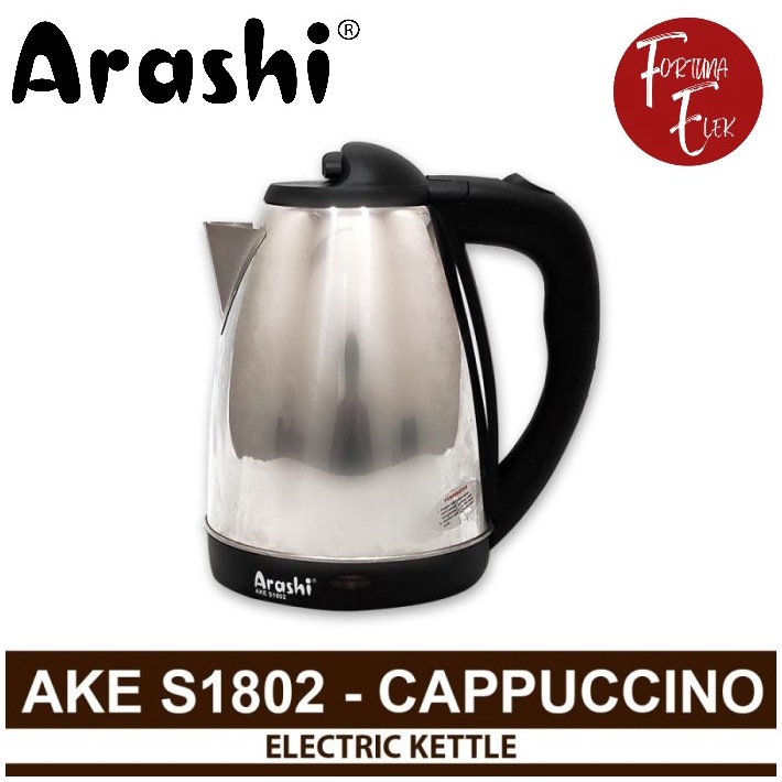 ARASHI / HYPERLITE Electric Kettle Teko Ceret Listrik 1.5 / 1.8 Liter AKE S 1803